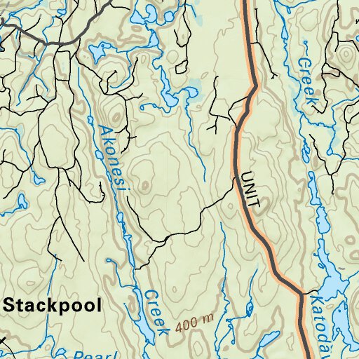NEON40 Horwood Lake 6th ed Northeastern Ontario Topo Map by Backroad