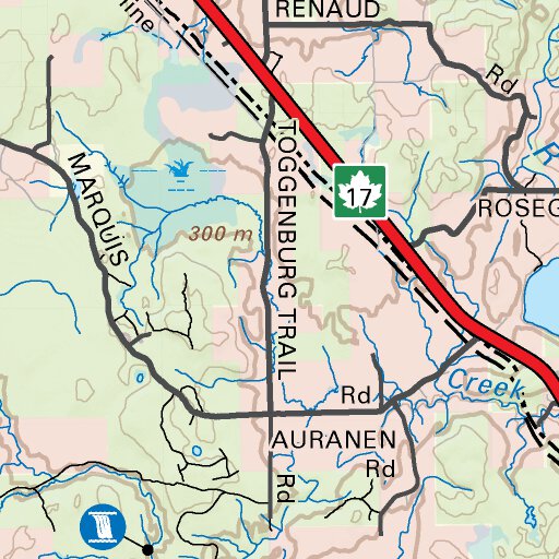 NEON43 Kirkland Lake 6th ed Northeastern Ontario Topo Map by Backroad