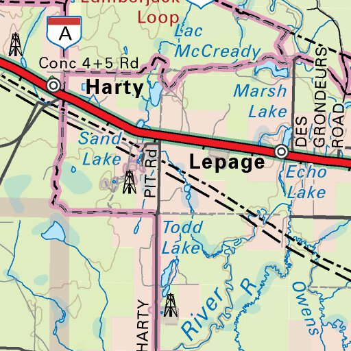 NEON75 Kapuskasing 6th ed Northeastern Ontario Topo Map by Backroad