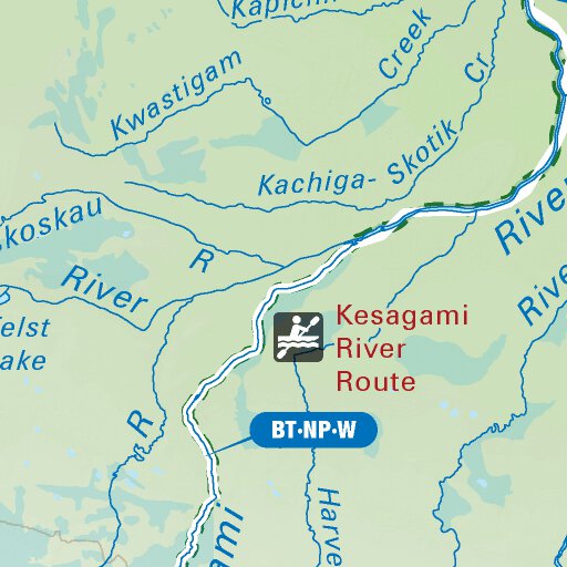 NEON95 Moosonee Moose Factory 6th ed Northeastern Ontario Topo Map by