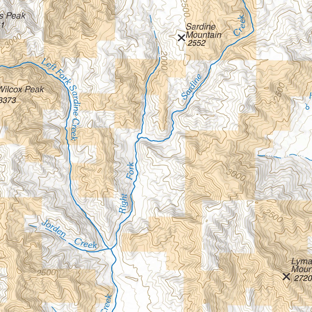 CNHT Applegate Route, Klamath Mountains Map by Bureau of Land