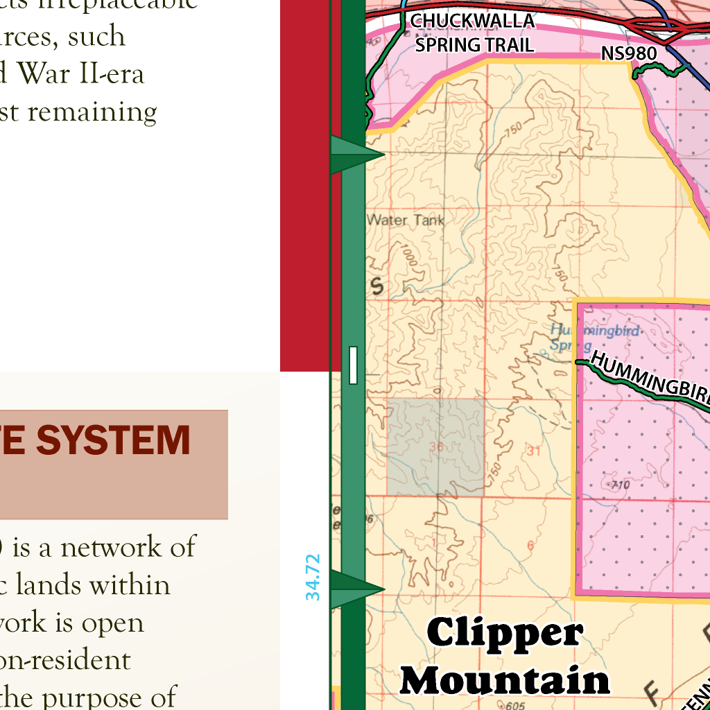 FOEM BLM Needles & Surrounding Areas OHV Map by California Trail Users ...