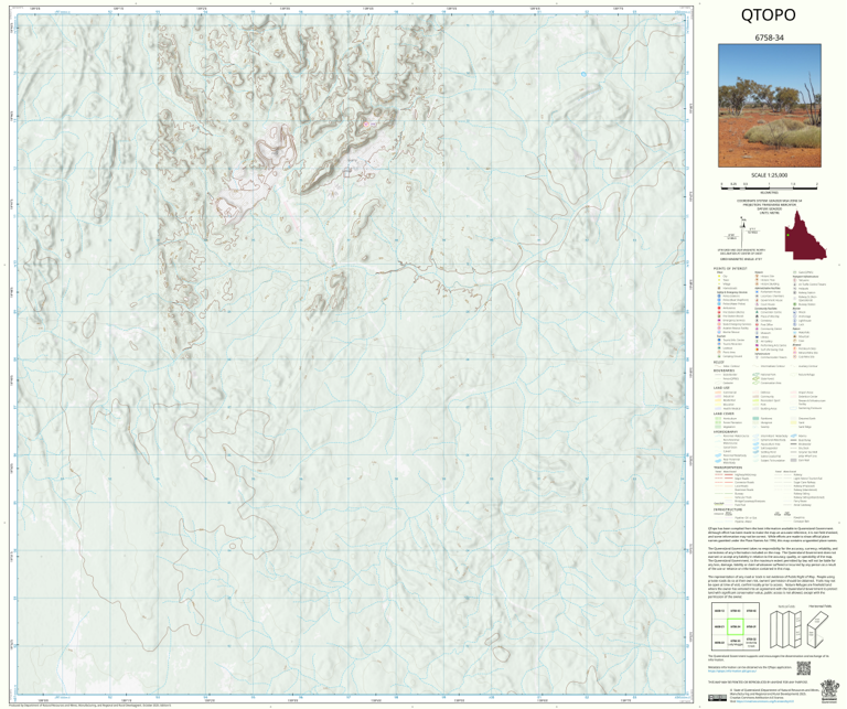 Lady Annie (6758-34) Map by Department of Natural Resources and Mines ...