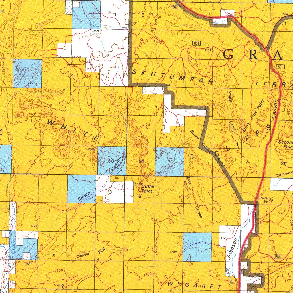 Kanab Ut Blm Surface Mgmt Map By Digital Data Services Inc Avenza Maps 0579