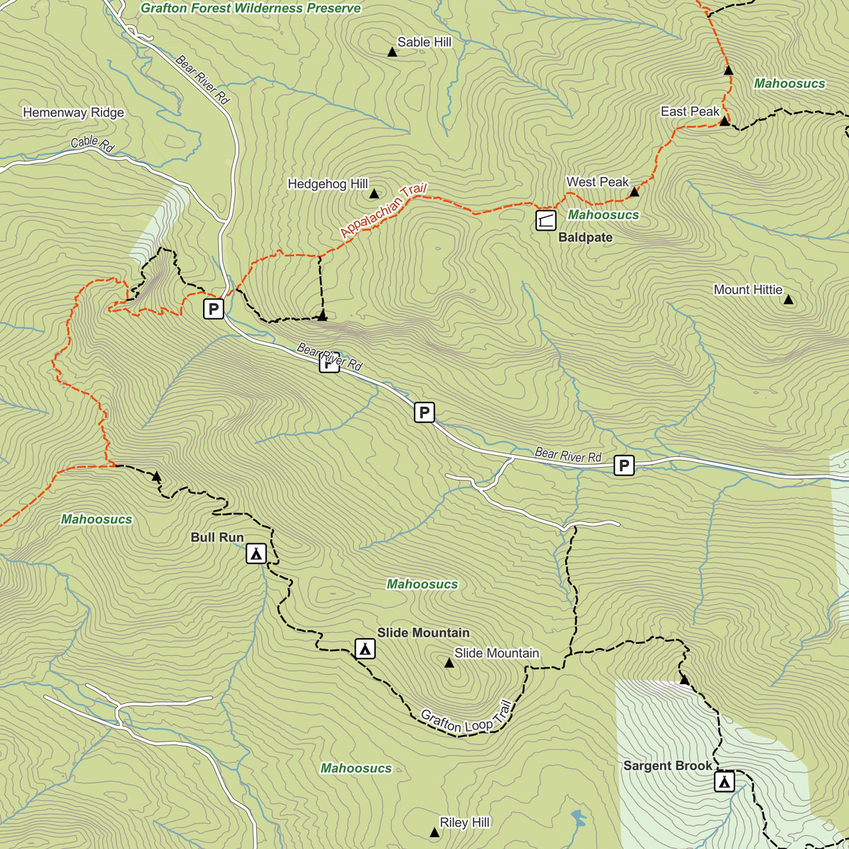 The Appalachian Trail: Maine Map by Eyes Up Adventures | Avenza Maps