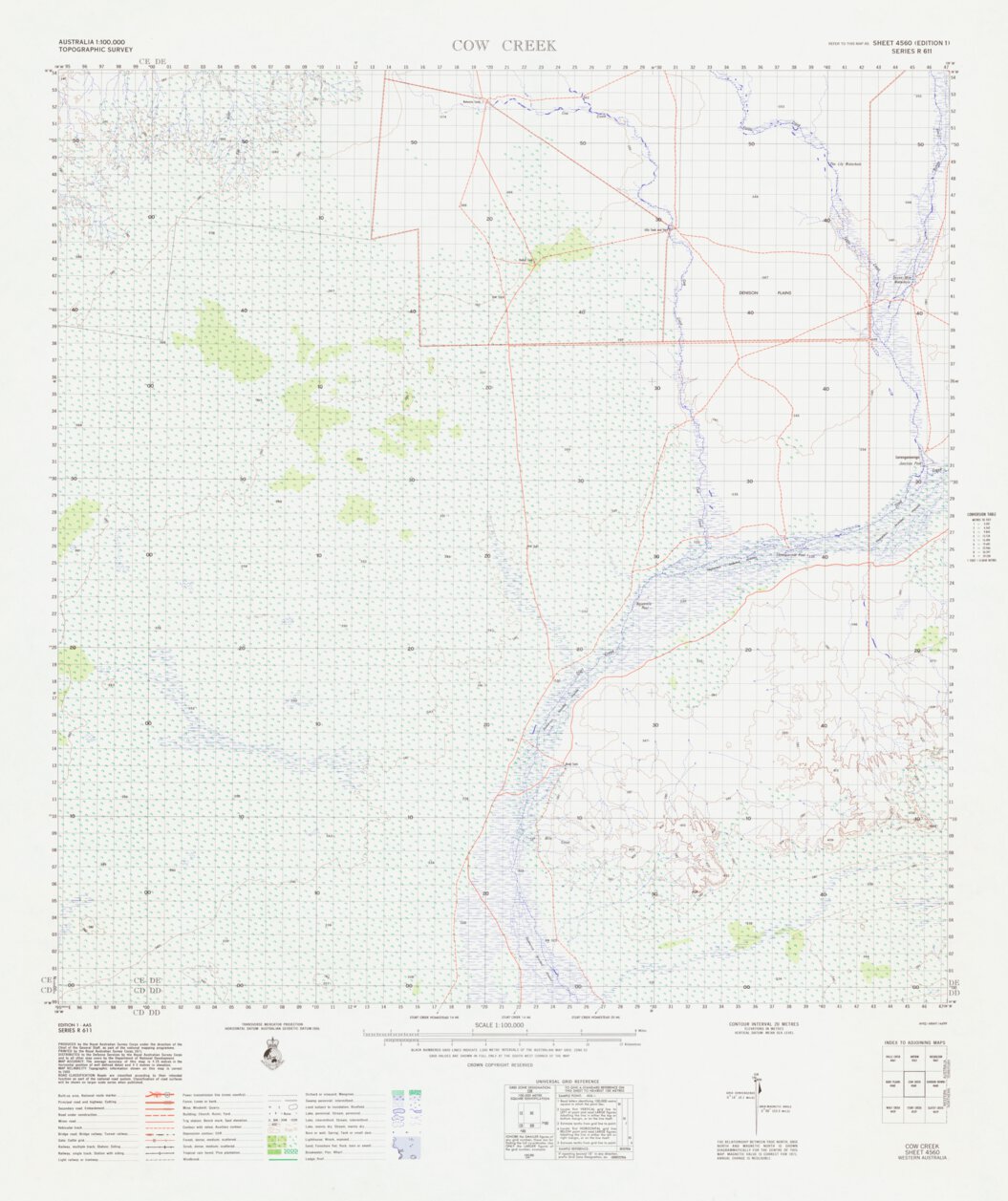 Cow Creek 4560 Map By Geoscience Australia Avenza Maps 6661