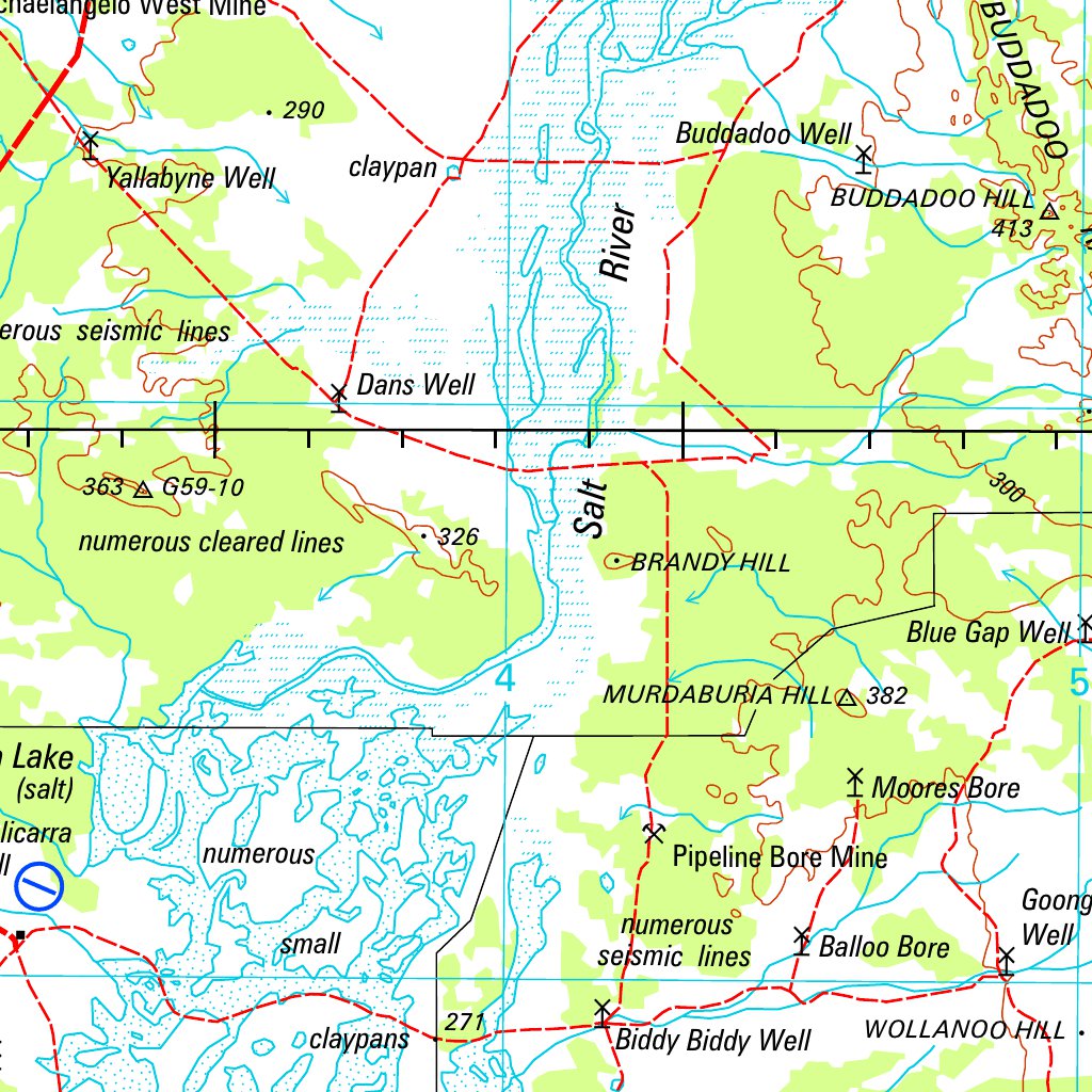 Yalgoo SH50 02 Map by Geoscience Australia Avenza Maps