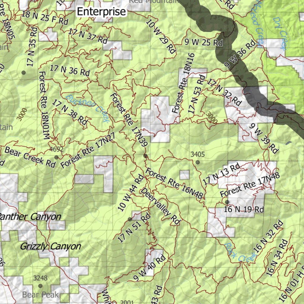 California Deer Hunting Zone A(N) Map By HuntData LLC | Avenza Maps