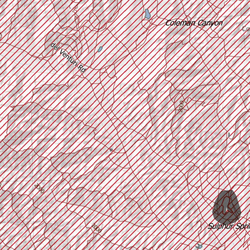 California Elk Hunting Zone La Panza(N) Map by HuntData LLC Avenza Maps