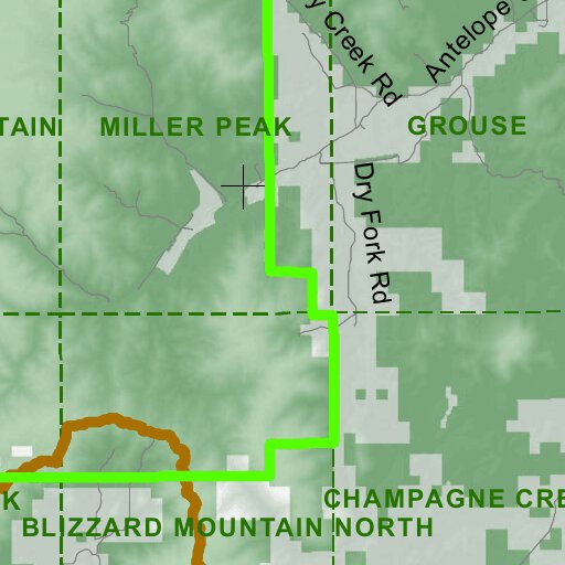 Controlled Hunt Areas Deer Hunt Area 511 Map by Idaho Department of Fish & Game Avenza Maps
