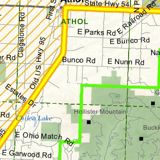 Controlled Hunt Areas Elk Hunt Area 21 Map by Idaho Department of