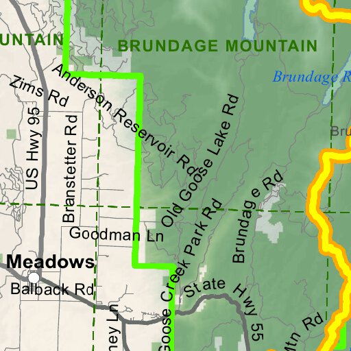 Controlled Hunt Areas Elk Hunt Area 23 Map by Idaho Department of