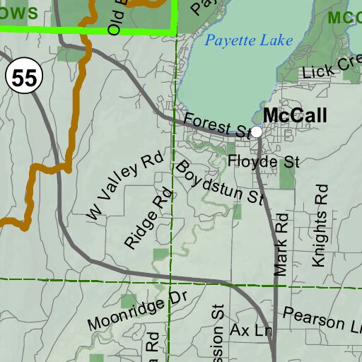 Controlled Hunt Areas Elk Hunt Area 32A1 Map by Idaho Department