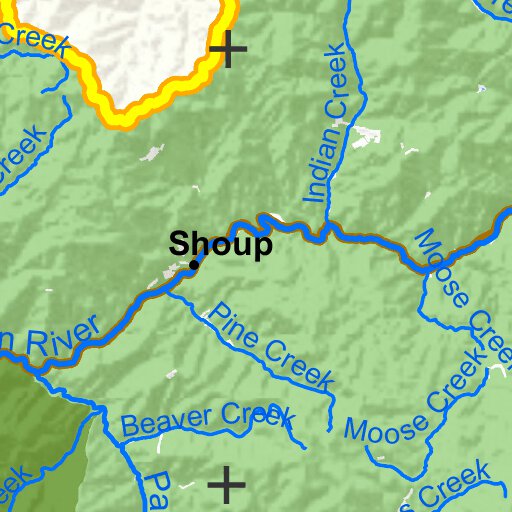General Season Hunt Areas Elk Salmon Zone Map by Idaho Department