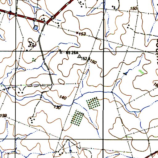 Sarandí Grande (K23) Map by Instituto Geografico Militar de Uruguay