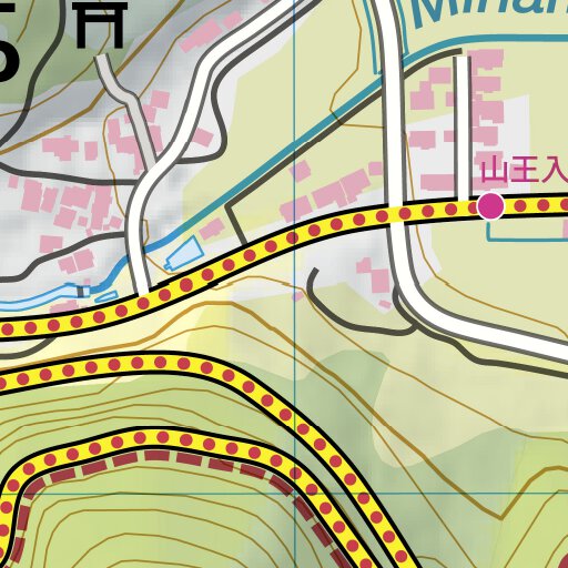 Togami-yama 富神山 Hiking Map (Tohoku, Japan) 1:10,000 by