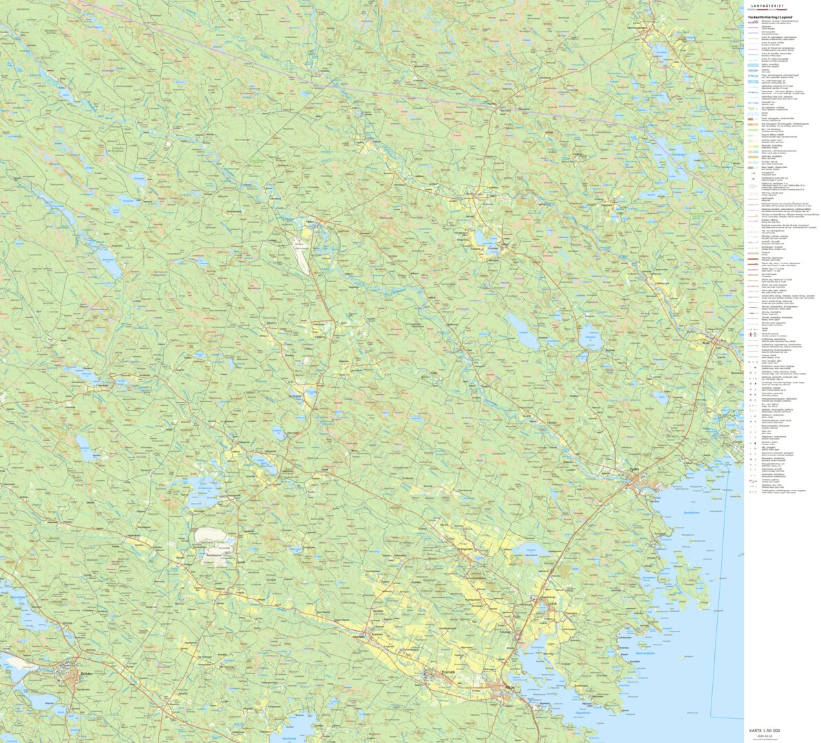 Byske Map by Lantmateriet Avenza Maps