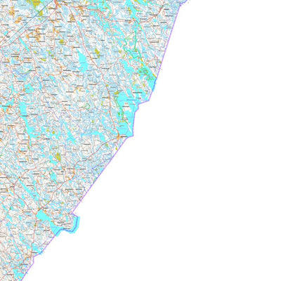 MaanMittausLaitos Ilomantsi 1:100 000 (N62L) digital map