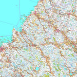 MaanMittausLaitos Kalajoki 1:250 000 (Q4L) digital map