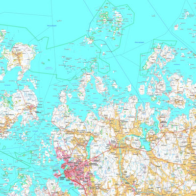 MaanMittausLaitos Laihia 1:100 000 (P34L) digital map