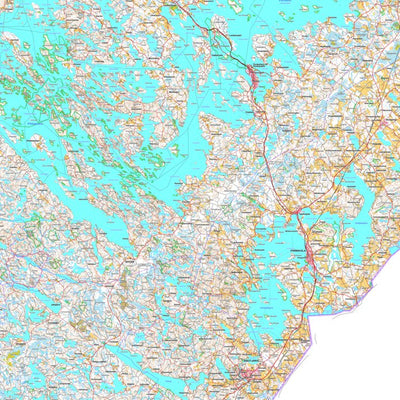 MaanMittausLaitos Parikkala 1:100 000 (M54L) digital map