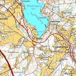 MaanMittausLaitos Valkeakoski 1:50 000 (M412) digital map