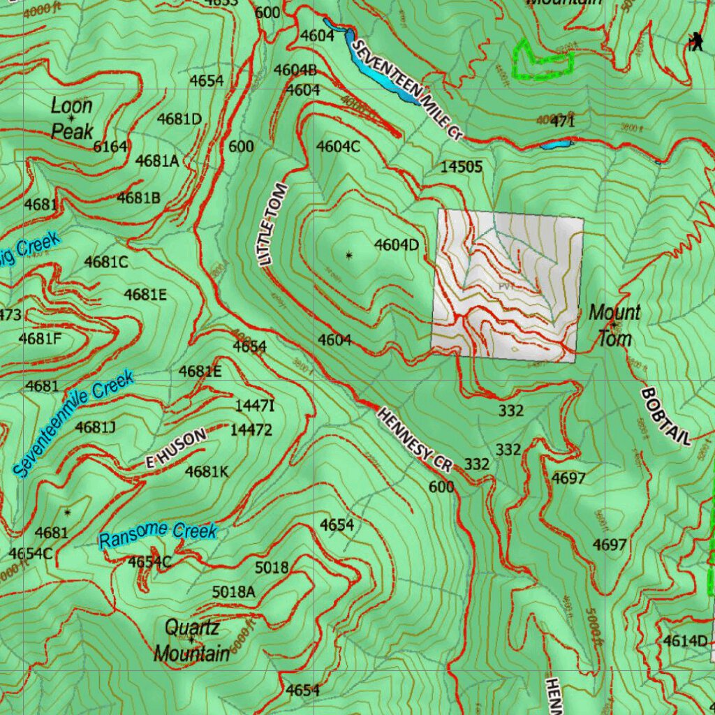 Montana Elk Hunting District 100 Land Ownerhip Map By Montana HuntData ...