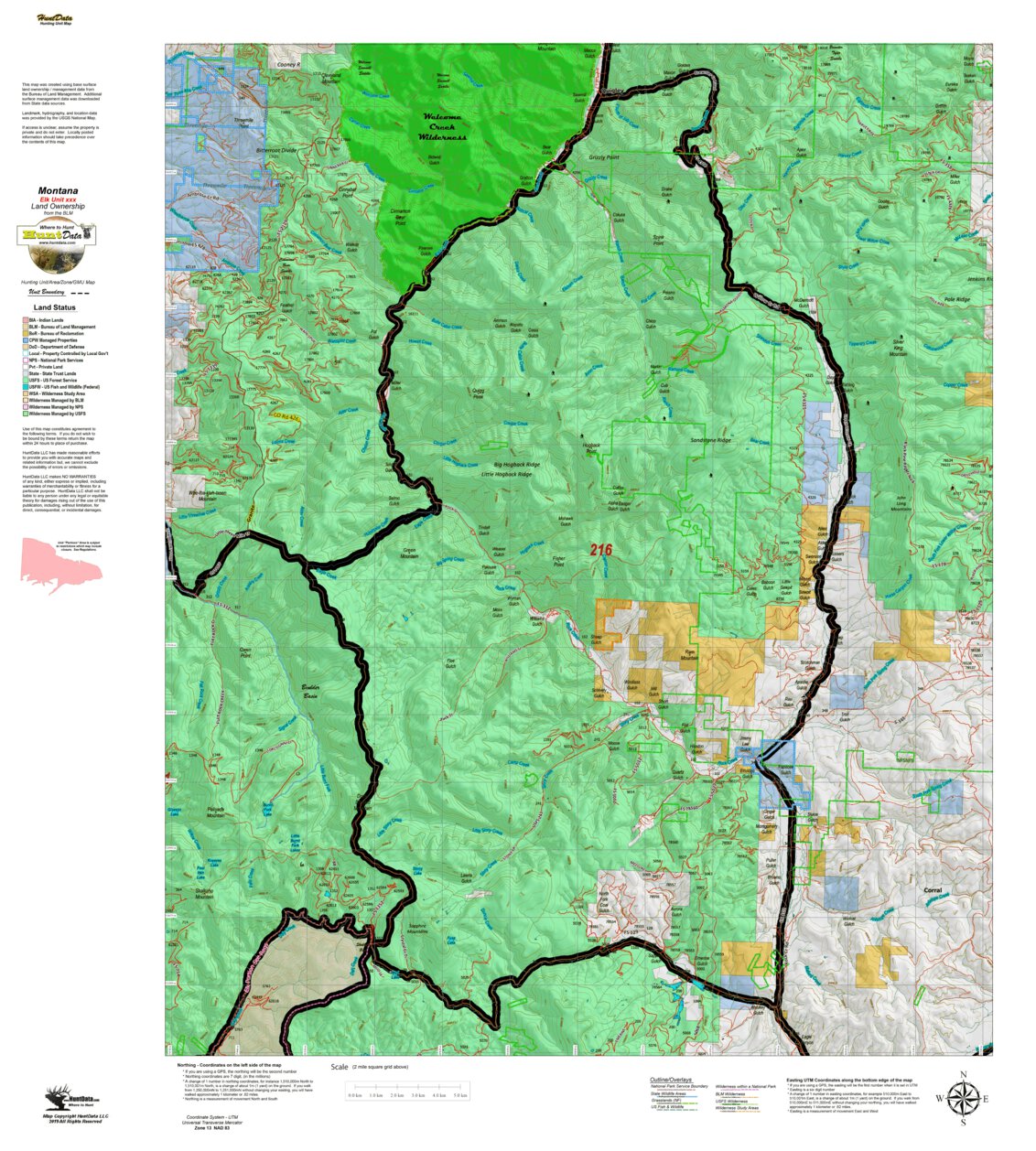 Hunting District 216 by Northwest Montana, USA