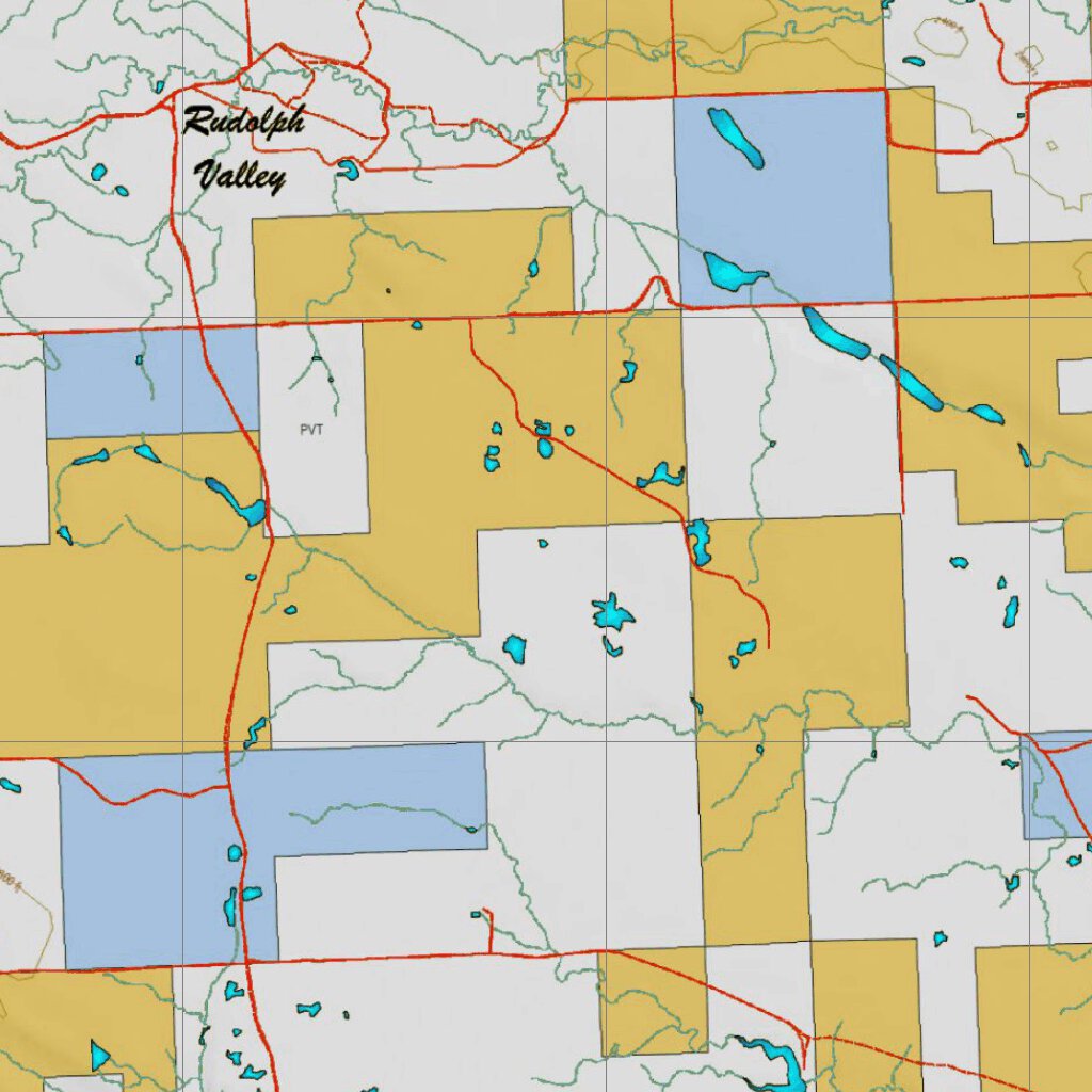 Montana Elk Hunting District 620 Land Ownerhip Map by Montana HuntData ...