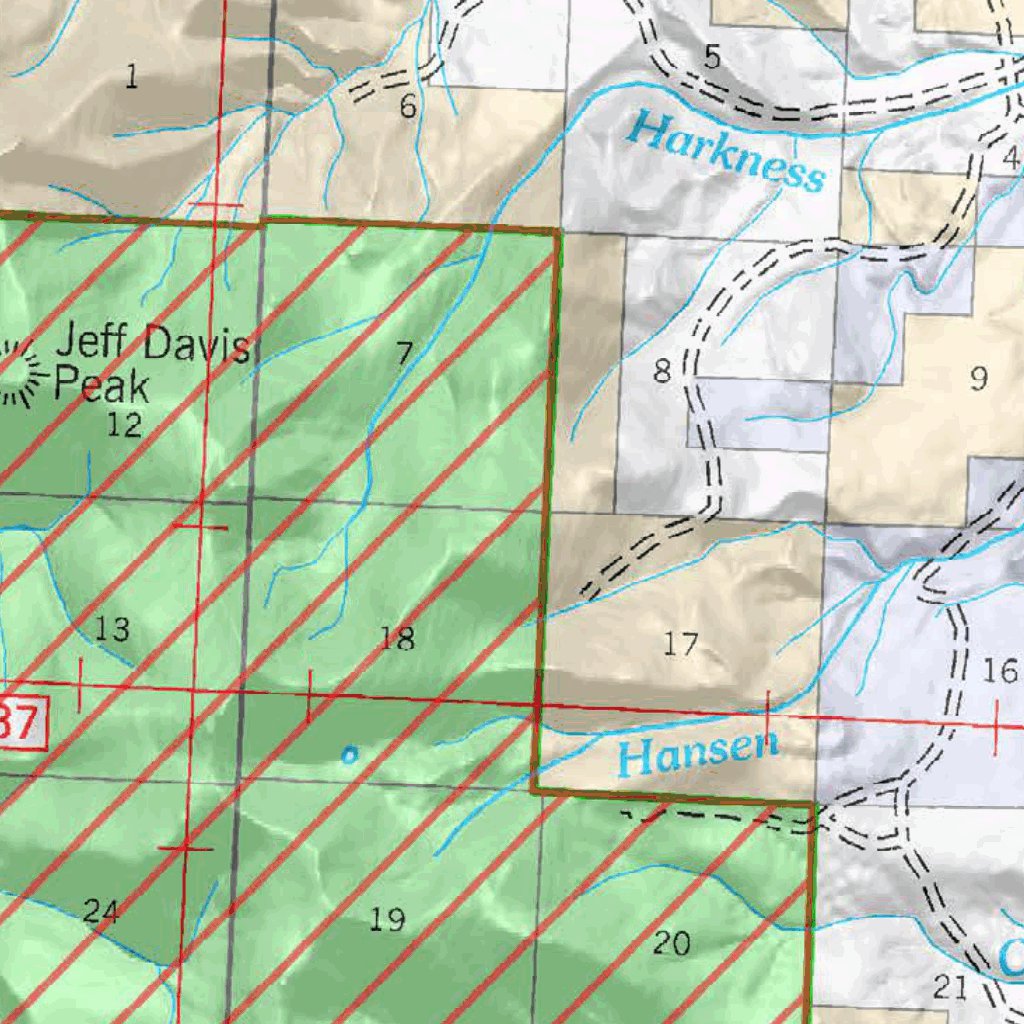 Beaverhead Deerlodge South West Map by MontanaGPS Avenza Maps
