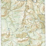 National Geographic 133 Kebler Pass, Paonia Reservoir (east side) digital map