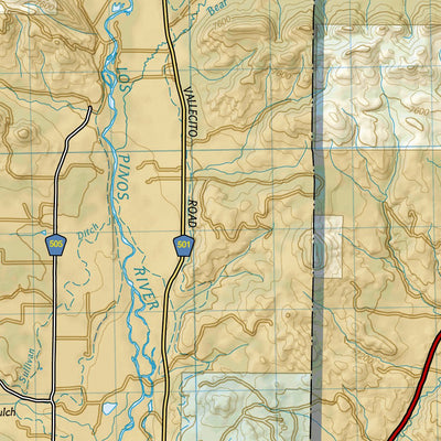 National Geographic 145 Pagosa Springs, Bayfield (west side) digital map