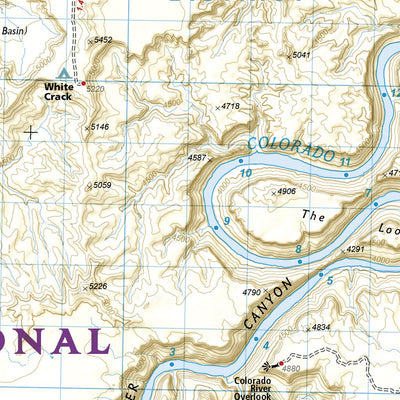 National Geographic 210 Canyonlands National Park (east side) digital map