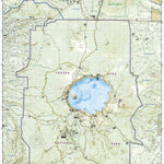National Geographic 244 Crater Lake National Park (main map) digital map