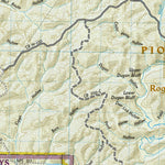 National Geographic 260 Ozark National Scenic Riverways (west side) digital map