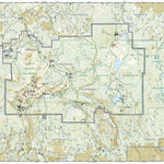 National Geographic 268 Lassen Volcanic National Park (main map) digital map