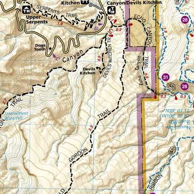 National Geographic 502 Grand Junction, Fruita (east side) digital map