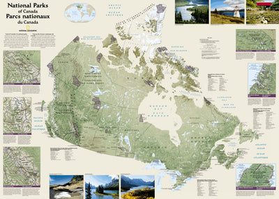 National Geographic Canada National Parks digital map