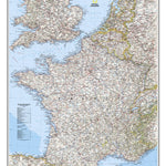 National Geographic France, Belgium, & The Netherlands Classic digital map