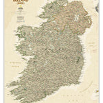 National Geographic Ireland Executive digital map