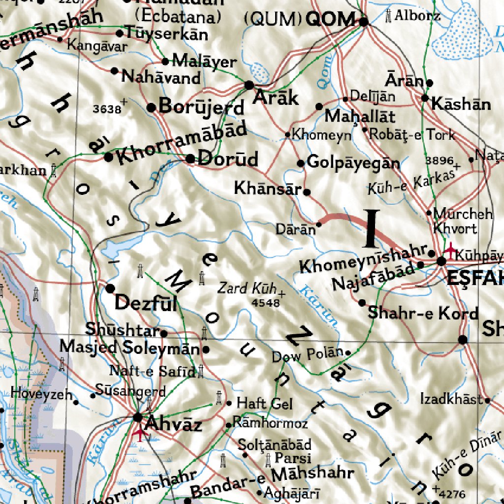 Middle East Map by National Geographic | Avenza Maps