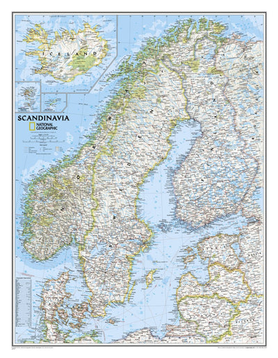 National Geographic Scandinavia Classic digital map