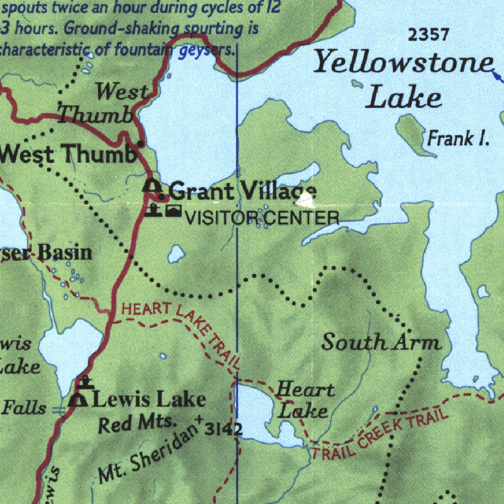 Yellowstone & Grand Teton 1989 Map by National Geographic | Avenza Maps