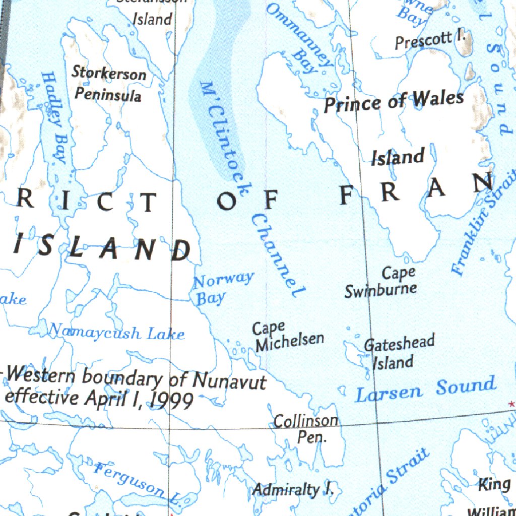 Yukon & Northwest Territories 1997 Map by National Geographic | Avenza Maps
