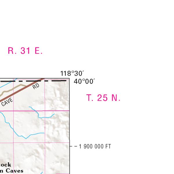 Quad 0510 - Carson Sink Map by Nevada Department of Transportation