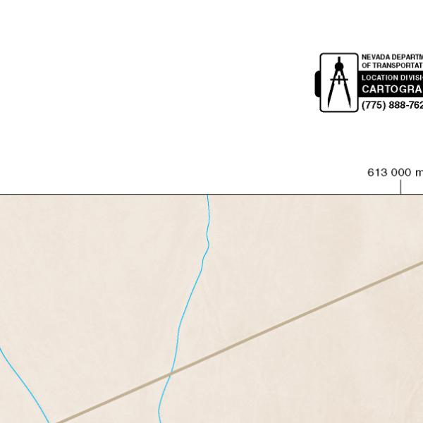 Rachel Area Map by Nevada Department of Transportation