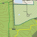 New York State Parks Green Lakes State Park Trail Map digital map
