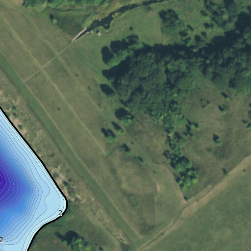 Dead Colt Creek Dam Ransom County Map by North Dakota Game and Fish