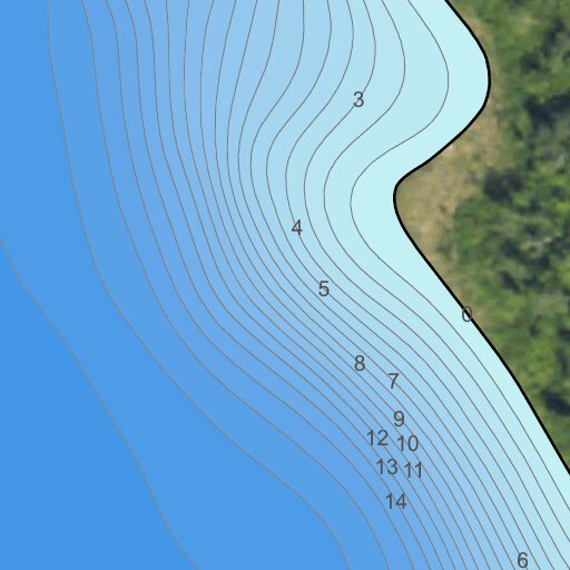 Strawberry Lake Bottineau County Map by North Dakota Game and Fish