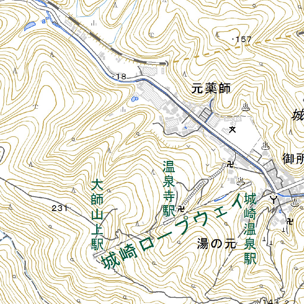 533436 城崎 （きのさき Kinosaki）, 地形図 Map by Pacific Spatial